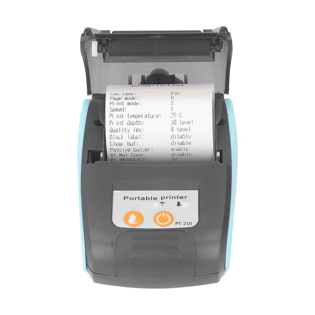 58mm Wireless Bluetooth Receipt Thermal Printer Portable Receipt Printer for Clothing Industry Stores DC7.4V with Cover