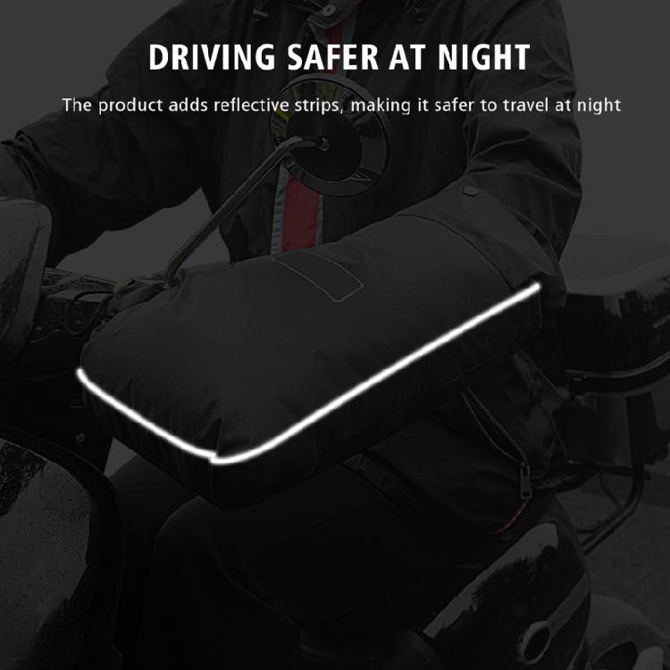 Motorrad Lenkerhandschuhe Muffs Winter Warm Lenkerhandschuhe Wasserdicht Winddicht