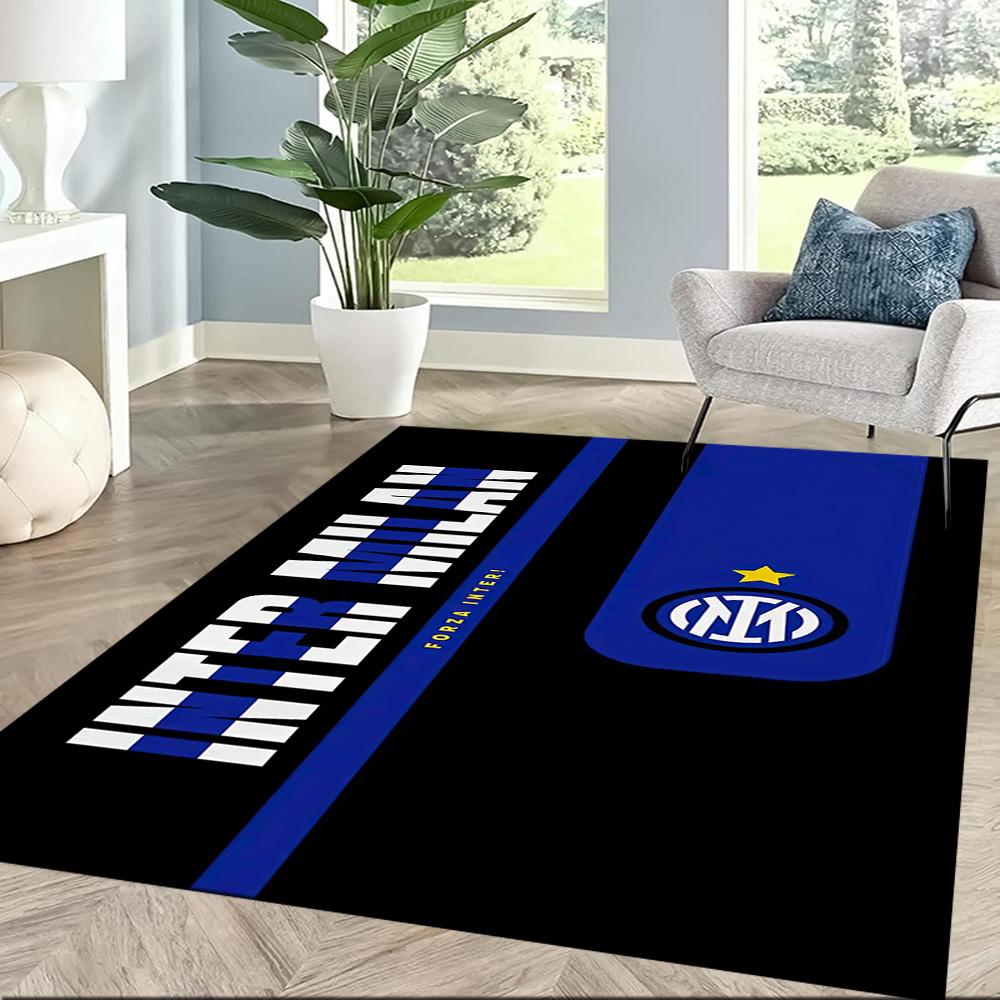 Inter Milan Area Rug Design For Kitchen Game Room Outdoor Dormitory Antislip Carpet Anime Office Decor Wedding Party Gift