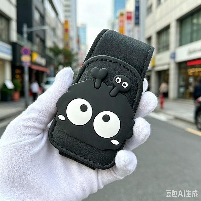 Cute Coal Ball Shaped Car Glasses Clip Universal Sun Visor Sunglasses Holder Car Interior Accessories