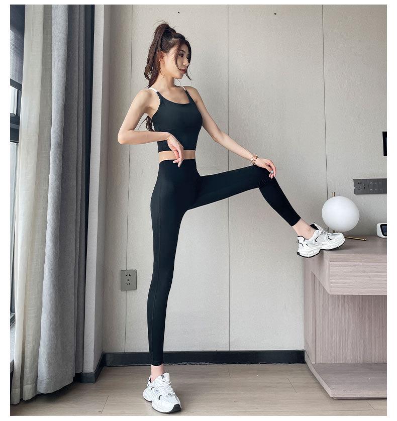 2024 Women's Quick-Dry Running & Yoga Set: High-End Vest & Shark Pants