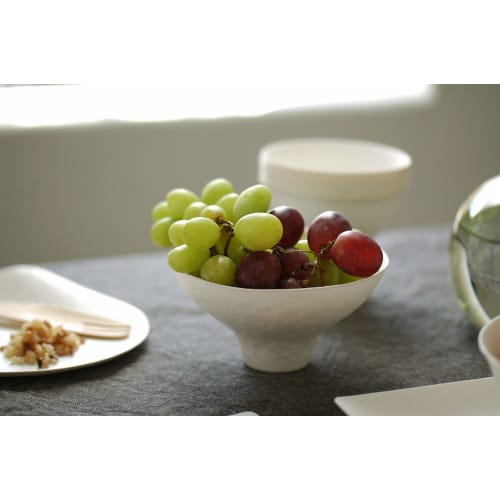 WASARA Medium Bowl, White, 350ml, 6-pack, DM-008R