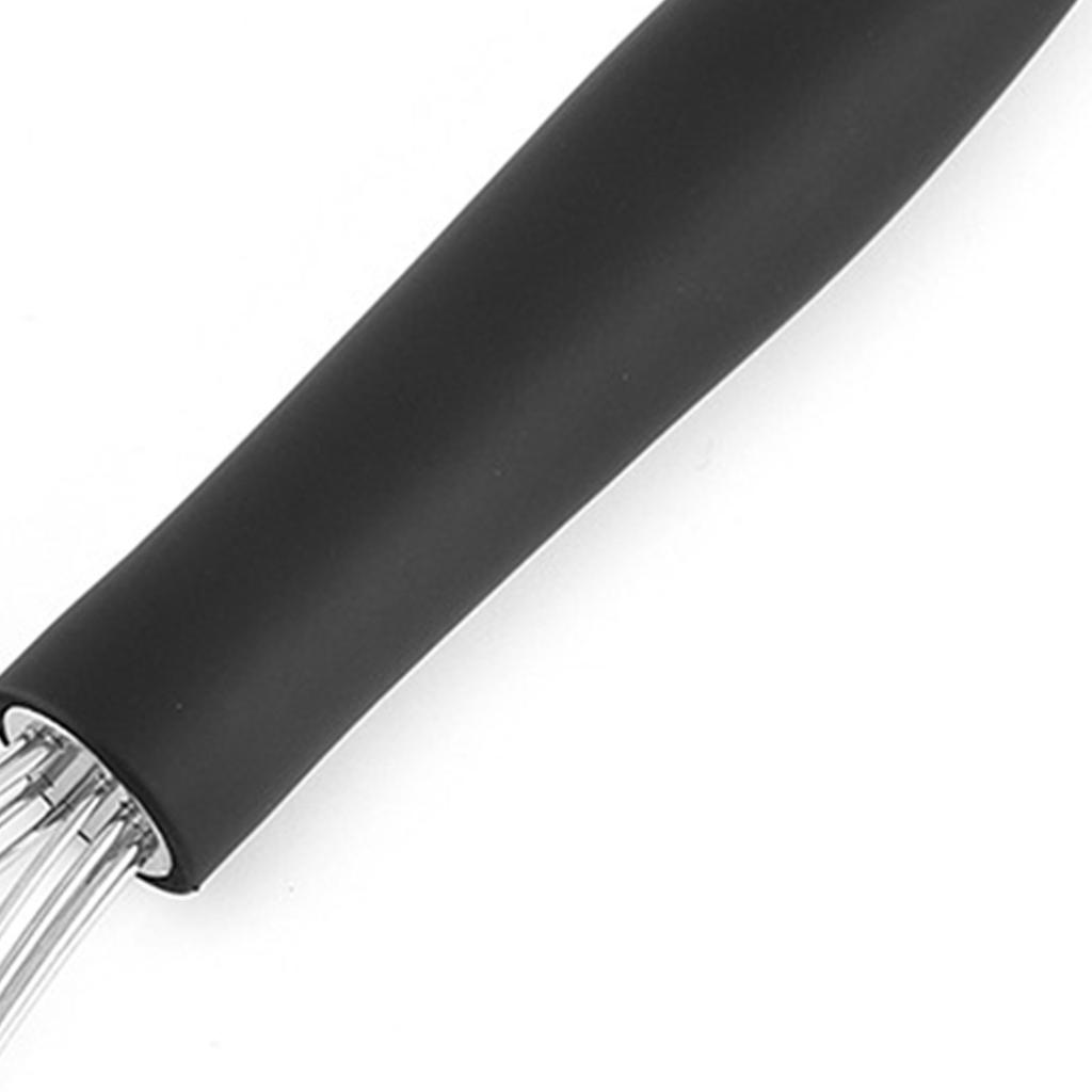 2 Stück Fächerförmiger Schneebesen Edelstahl Eierschläger mit Komfortablem Silikongriff Sahneschläger Effizientes Backwerkzeug