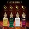 Taaj Attar | Langanhaltendes Unisex-Geschenkset für Mann und Frau 4x12ml | Karamell, Zitrone, Zimt und Moschus | Alkoholfrei | Oud, Blumig, Moschus |