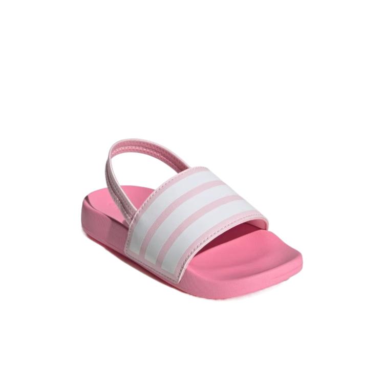 adidas Adilette Estrap Slide I Clear Pink Baby Sneakers Cloud-White Bliss-Pink JR5331