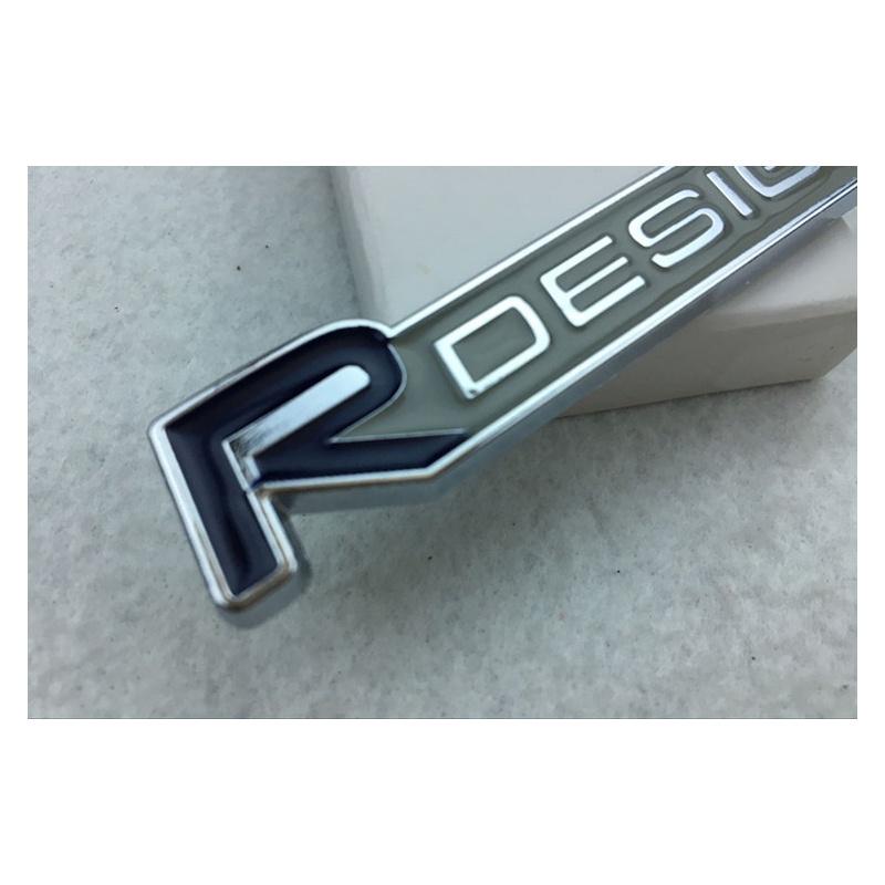 Premium 3d Metal R Design Rdesign Letter Emblem Badge Car Sticker For Volvo Xc60 X