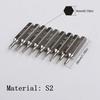 Non-Slip Impact Batch Head S2 Zinc Zinc Alloy Steel Ph2 Screwdriver Bits Set  Power Hand Tools