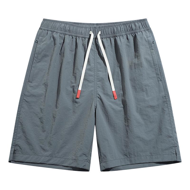 Men s Quick Dry Elastic Sports Shorts: Summer Beach, Fitness, Running, Plus Size Swim Trunks M