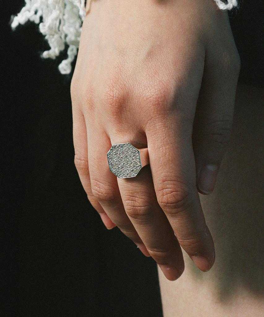 Smgt Signet Series Flat Ring #2 [White]