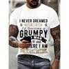Nuova T-shirt Estiva Moda Uomo Personalità Semplice Fantasia Stampata Top da Uomo