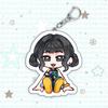 Yousheng Witch Hunters Keychain Pendant Rich Character Modeling Lightweight Portable Key Chain Anime Girl Charm Key Holder Backpack Accessories