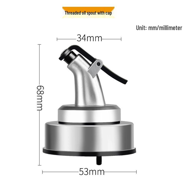 Dustproof Oil Nozzle & Bottle Spout: Wine, Soy Sauce, Vinegar & Condiment Stopper Pourer