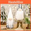 Unique Black And White Checkered Christmas Gnome Doll Adorable Holiday Decoration