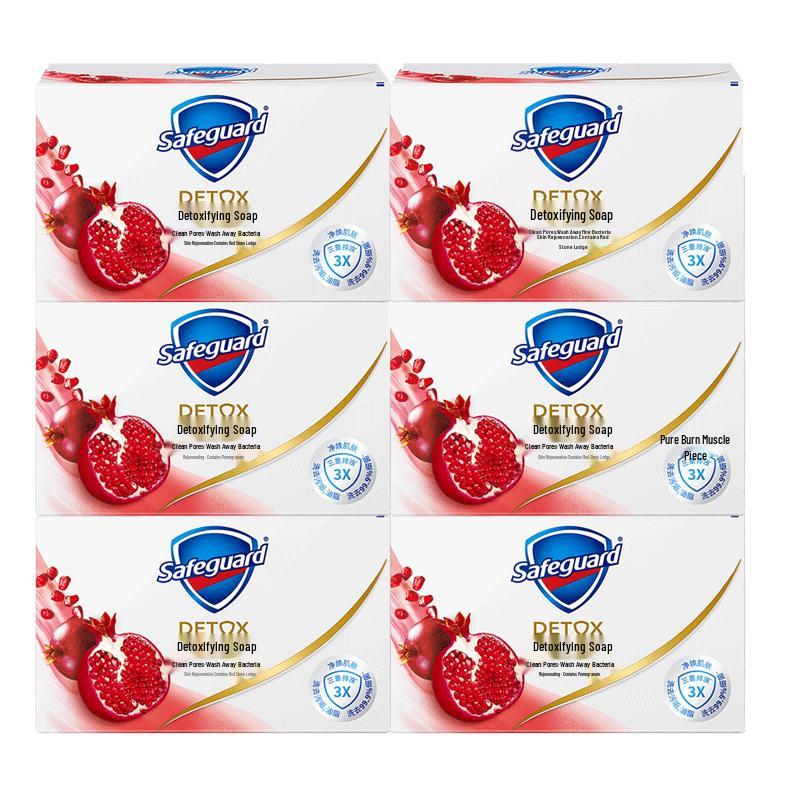 

Safeguard Renewing Pomegranate Bar Soap - 100g x 6-Bar Family Pack
