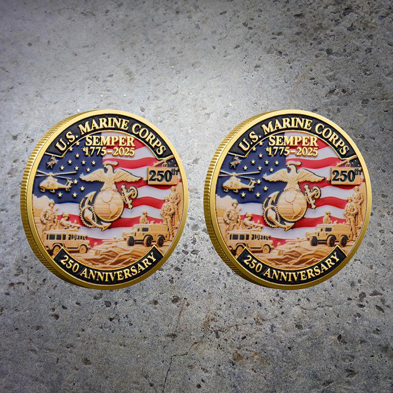 1775 Mince US Army, Výroční medaile, Skvělé, Army Challenge Mince, Vzpomínka, Sbírka, Dárek