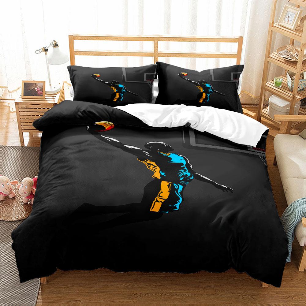 Fantastic Basketball Duvet Cover Set Uk Single Double King US Twin Full Queen King Bed Linen Set