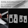 Window Lift Button Frame Panel Sticker for Tesla Model 3 2017-2023 Model Y 2020-2024 TPU Glitter Diamond