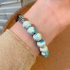 Highquality Ceramic Butterfly Bead Bracelet Classic Retro Style Elegant Womens Wristwear