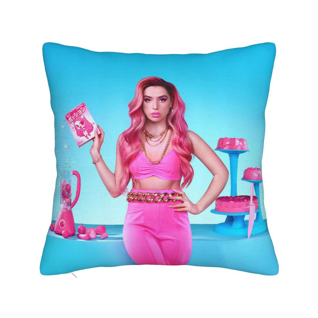 Lolas Indigos Singer Square Pillow Cases Cushion Covers Awesome Zipper Decorative Pillowcase For Car 18"X18"