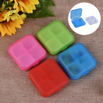 4 Slots Pill Box Portable Pill Cases Travel Dispen Storage Container Medicine