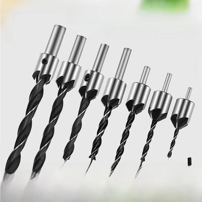 Dreipunkt-Senkbohrer und Anfasgerät für die Holzbearbeitung mit 3-10 mm Schnellarbeitsstahl-Bohrer