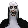 1 Set Halloween Headgear Scary Nun Emulsion Headgear Halloween Thriller Cosplay Costume for Party Home
