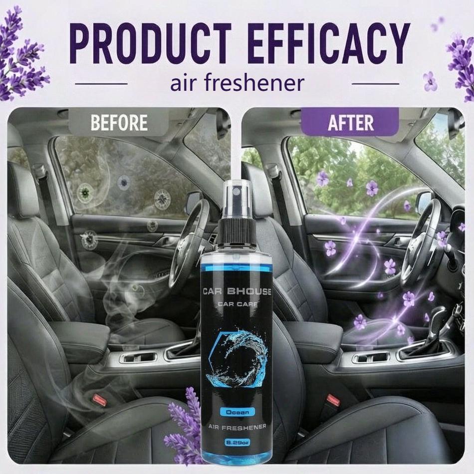 Car Air Freshener Spray Ocean Breeze Car Perfume for Auto Interior Deodorant Odor Eliminator