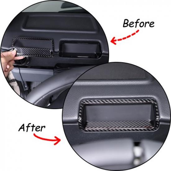 Carbon Fiber Steering Wheel Rear Display Frame Cover For Ineos Grenadier -25