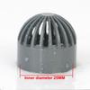 PVC Vent Cap Filter Set 2Pcs 20-90mm Isolation Screen Permeable Joints for Outdoor Water Tank Use