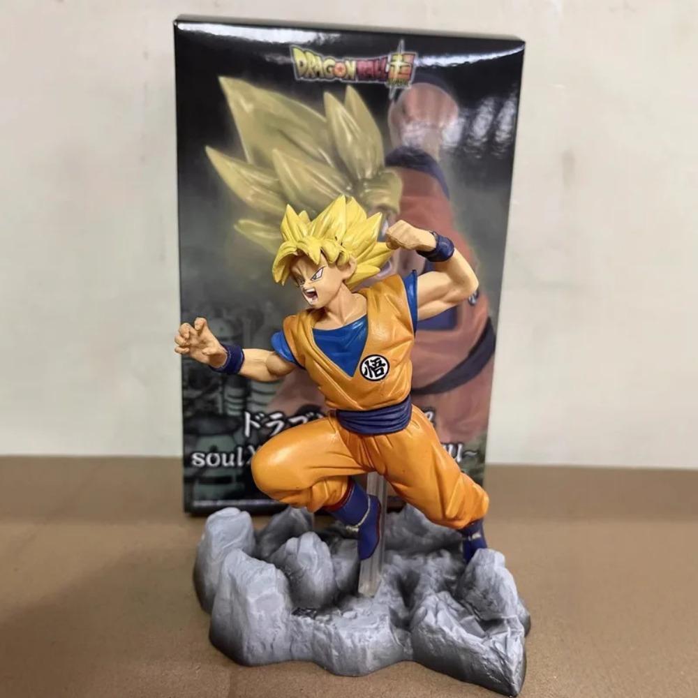14cm Dragon Ball Goku Torankusu Goku Black Postura de Combate Figura de Anime Modelo Estatua Colección Decoración de Escritorio Adorno Juguetes