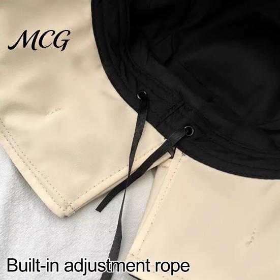 Packable Sun Hat Summer Hat, Rear Bowknot Wide Brim Cycling 360 Hiking Degree Protection UV Fisherman for Outdoor Travel-friendly