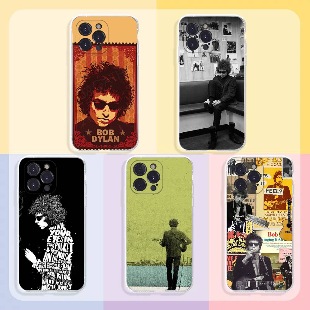B-Bob Dylan Phone Cases For iPhone17,16,15,14,13,12,11,Pro,Max,Plus Luxury Camera Protection Plastic