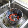 Self-Spinning Automatic Fruit Washer Bowl Vortex-Style Vegetable Colander  Food Preparation