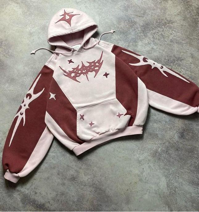 Y2K European and American 3D digital printing men's and women's sweaters American street loose hoodies batch casual versatile