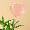 2Pcs Plant Glass Watering Globes Self Watering Globes Heart Shape Self Watering Bulbs Devices Plant Watering Bulbs