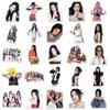 50 Babymonster Graffiti Stickers: Korean Girl Group Decor for Phones & Water Bottles