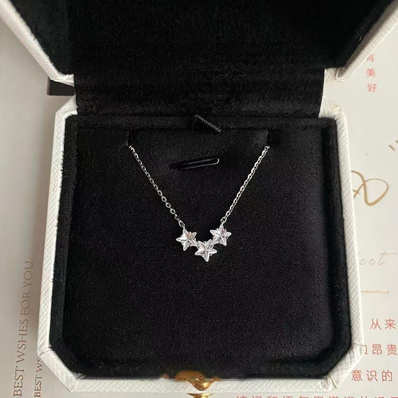Star Necklace, Women's Light Luxury, High-end Niche Design, Collarbone Neck Chain, Individual Cold Wind, Simple Temperament Jewelry