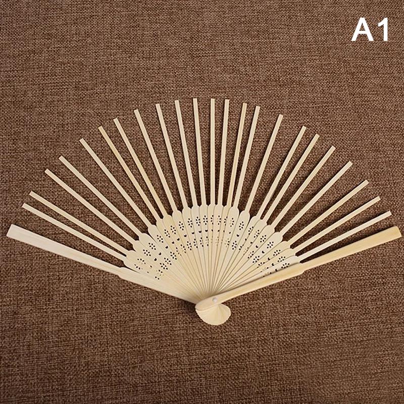 Hand Fan Skeletons Accessories Bamboo Bones Chip For Chinese Style Folding Fan Diy Handmade Craft Ornaments