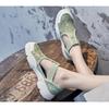 2026 Summer Mesh Shoes Women Sandals Flat Non-slip Brand Ladies Sandals Black White Green Plus Size 41