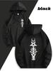 Casual Hooded Sweatshirt with Unique Graphic Prints Suitable As a Gift for Both And Sports Outings Outdoor Clothing Medium Elastic