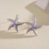Star Starfish Stud Earrings Geometric Korean Style Earrings Starfish Ear Studs  Girl Couple Gift