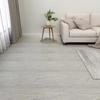 Floor Tiles 5.11 M² 55 Pcs PVC In Gray and Wood Look