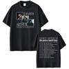 Rapper James Arthur Fiskene 2026 Verdensturné Trykt T-skjorte Unisex HipHop T-skjorte Avslappet Bomull Gotisk Punk Dame Unisex T-skjorte