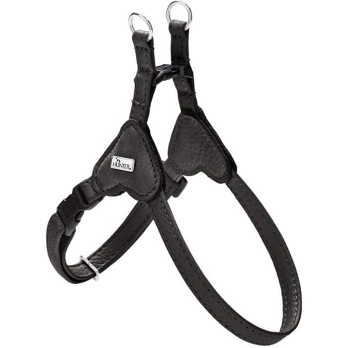 Harnais pour Chien - HUNTER - Soho Mini - Cuir de Vachette - Doux et Souple - Léger pour Petits