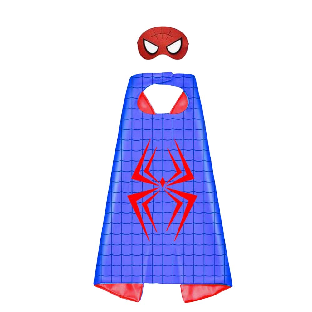Regali di Compleanno Mantelli da Supereroe per Bambino Bambina Costumi da Cartone Animato Travestimenti Forniture per Feste Mantello Mantello di Pasqua Halloween