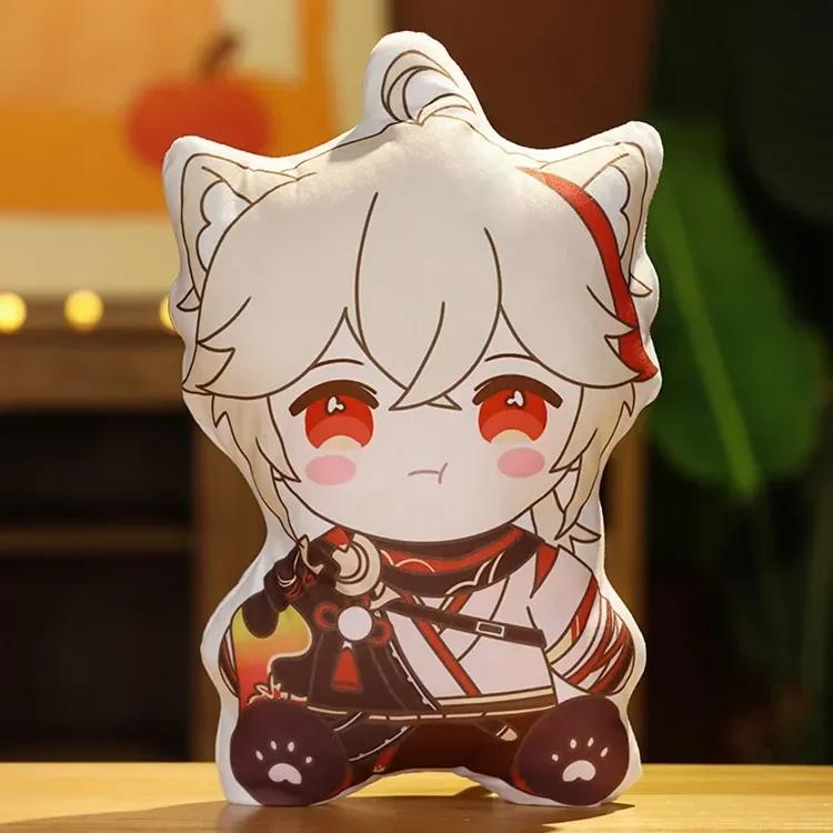 45cm Game Genshin Impact Tartaglia Xiao Kaeya Cosplay Doll Toy Plush Dolls Kids Christmas Birthday Gift Pendant Accessories