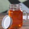 High-Temperature Resistant Glass Rooster Mason Cup with Lid and Straw for Coffee, Milk Tea, or Juice