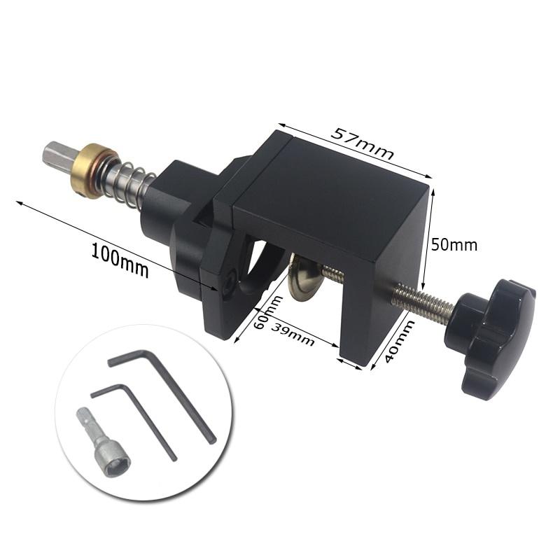 

35mm Cabinet Hinge Dowel Jig Precision Drill Guide for Concealed Door Installation Hole Puncher Household Tool Brown