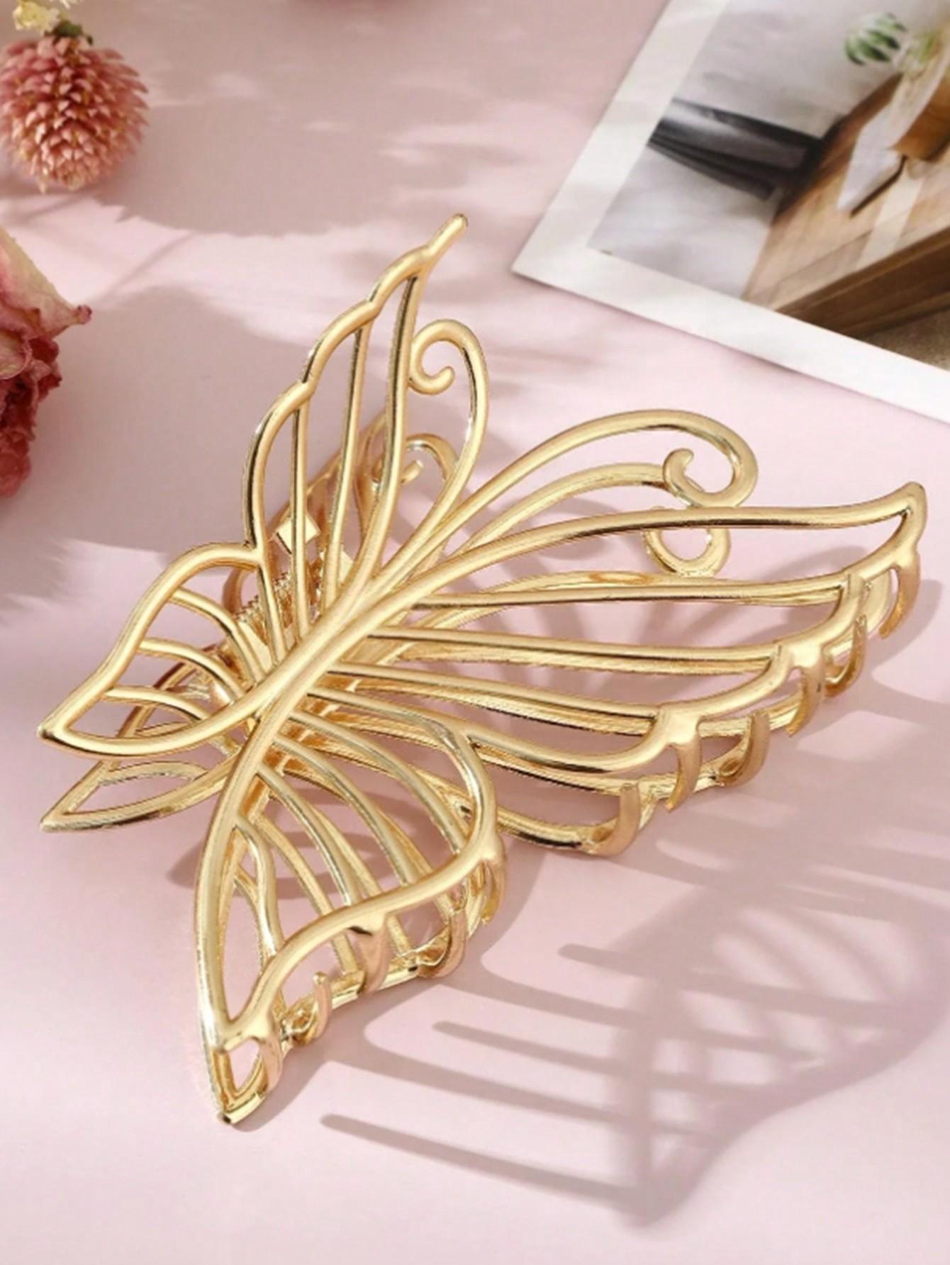 

1 шт. Модные кисточки Большие заколки-бабочки для волос для женщин Аксессуары для волос