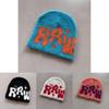 Wool Beanie Hat For Men Women With Embroidered Letters Warm Autumn Winter Accessory